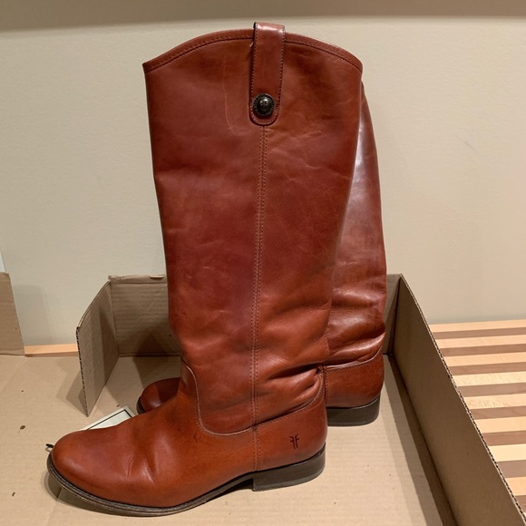 Frye Melissa Boot in Cognac - Picture 7 of 8
